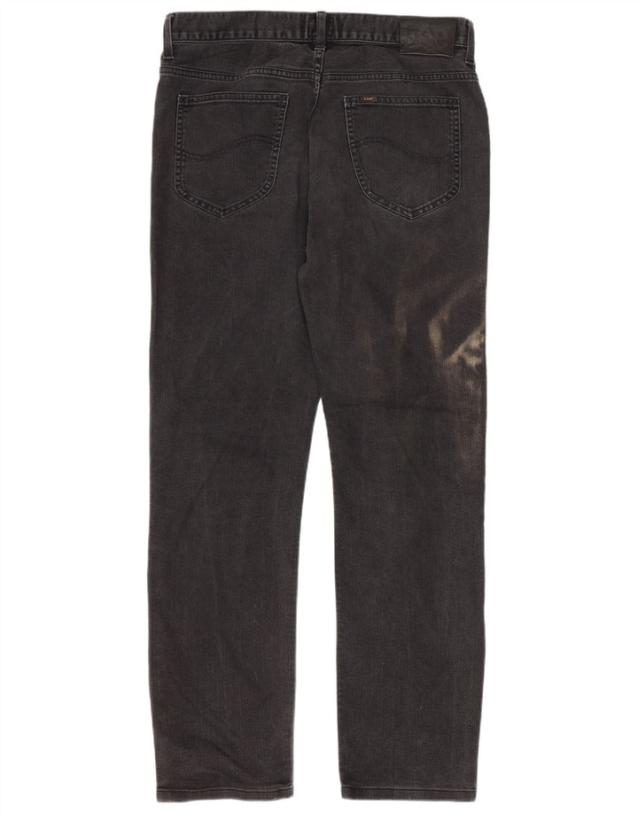Blugi Lee Rider Straight pentru bărbați W33 L29 bumbac gri