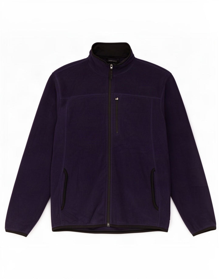 Jachetă fleece pentru bărbați Marks & Spencer UK 40 mare poliester bleumarin