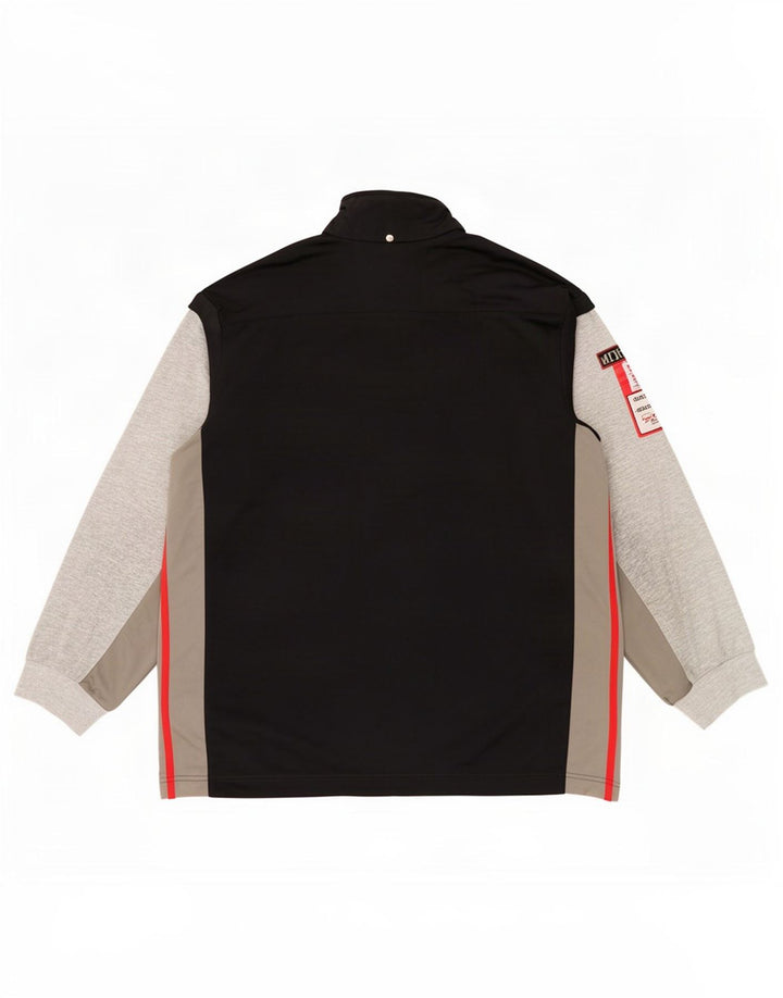 Jachetă de trening pentru bărbați Adidas, XL, negru, bloc de culoare