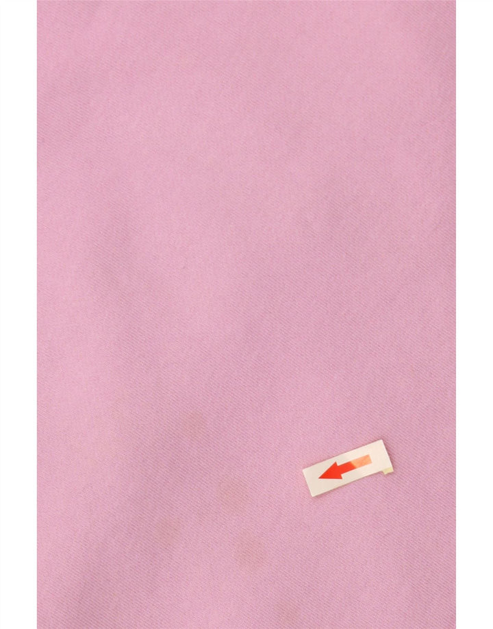 CREW CLOTHING Pulover pentru damă Crop Hoodie UK 18 XL Bumbac roz