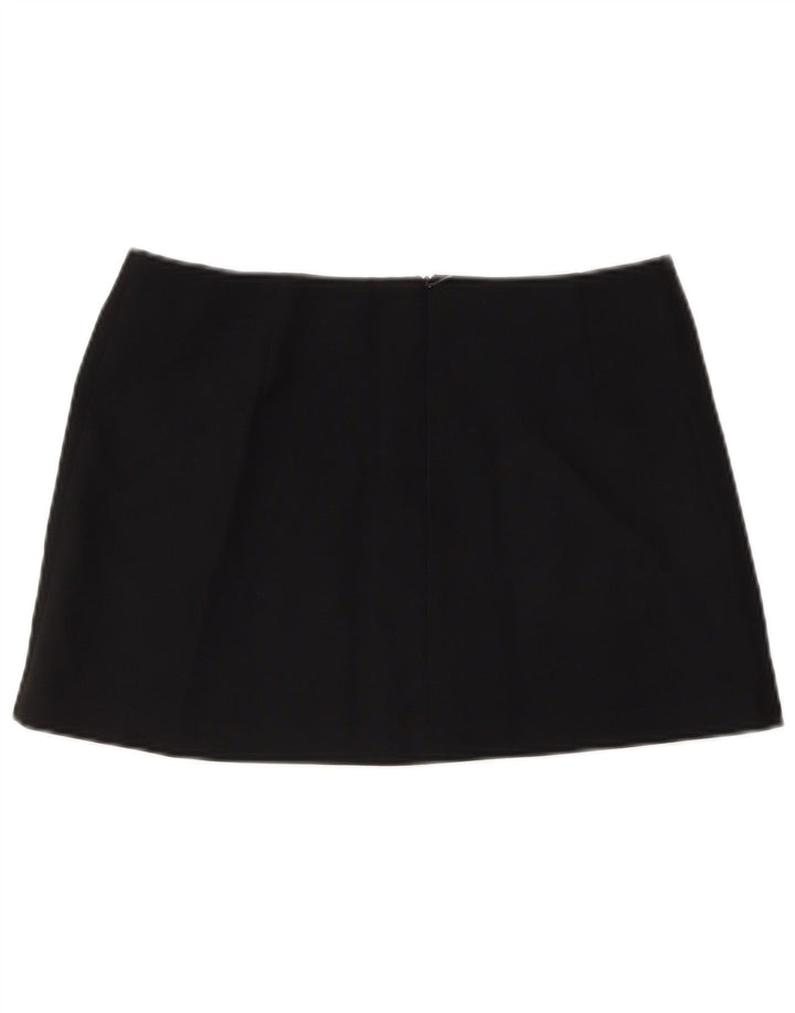 Fusta mini Benetton pentru femei IT 42 Medium W30 Poliester negru