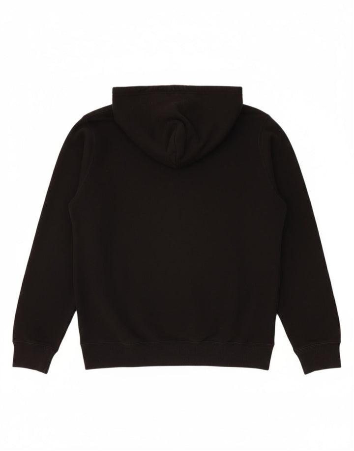 CHAMPION Mens Graphic Zip Hoodie Sweater Medium Black