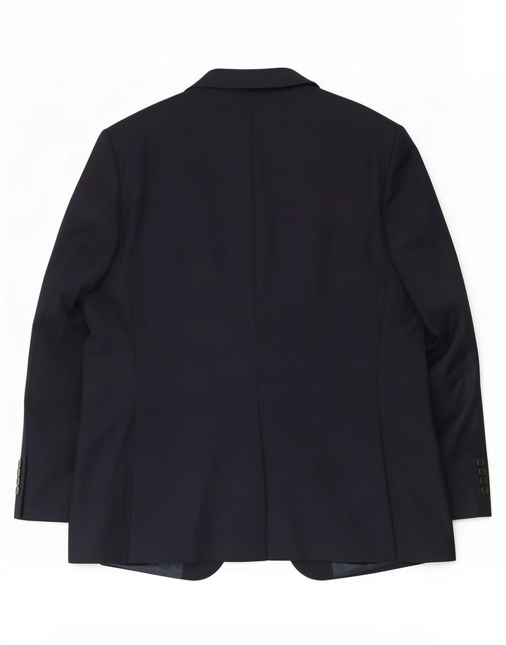 Jachetă pentru bărbați Marks & Spencer, cu 2 nasturi, UK 44 XL, poliester bleumarin