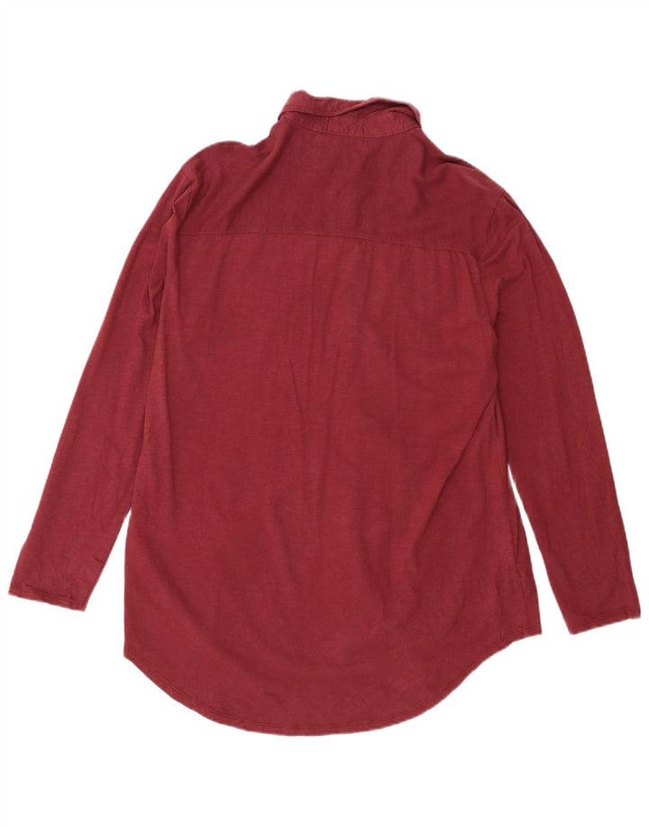Cămașă pentru femei EDDIE BAUER UK 16 mare, bumbac maro