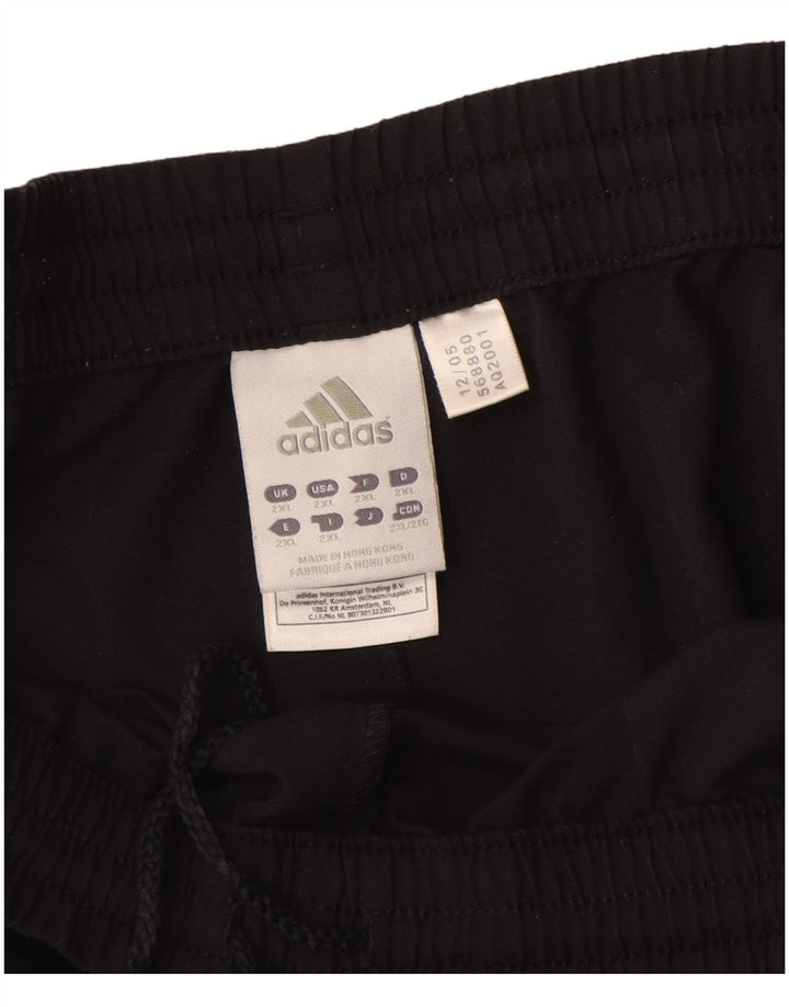 Pantaloni de trening ADIDAS pentru bărbați 2XL poliester negru