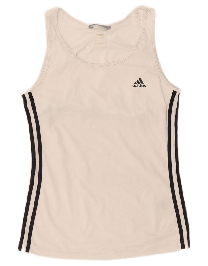 Vestă pentru femei Adidas UK 10 Poliester alb mic