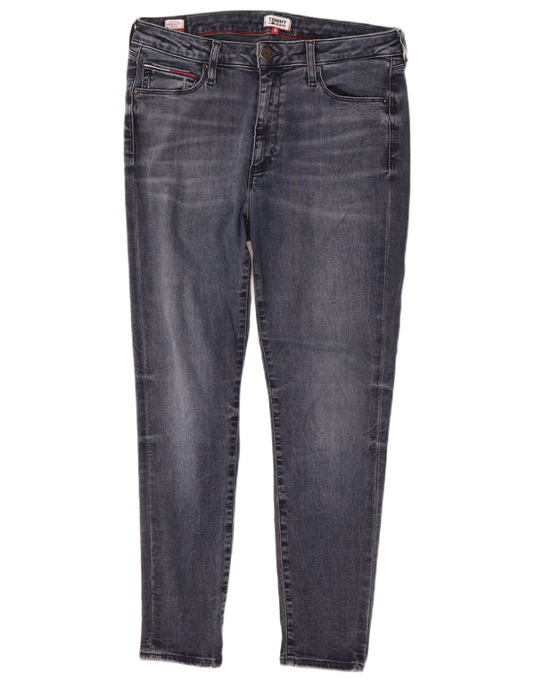 Blugi super skinny pentru femei cu talie înaltă Tommy Hilfiger W31 L26 bumbac albastru