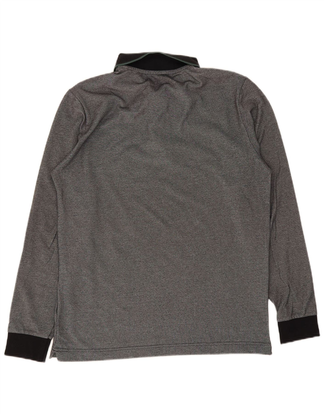 Tricou polo pentru bărbați Lotto cu mânecă lungă, gri mediu