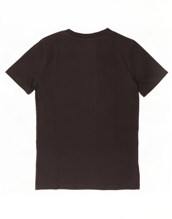 Adidas Womens T-Shirt Top UK 8/10 Small Black Cotton
