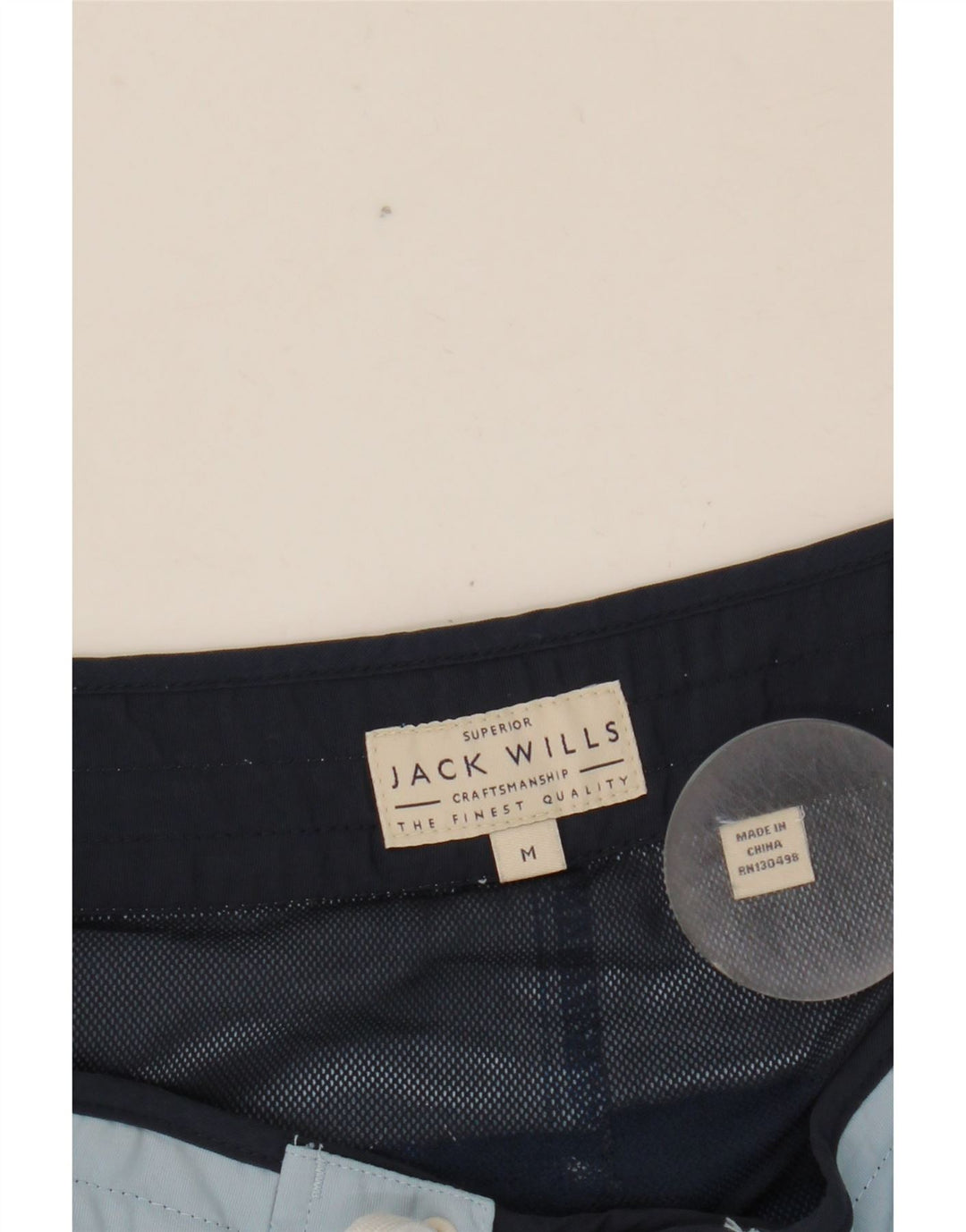 Pantaloni scurți de înot grafic pentru bărbați Jack Wills, albastru mediu, color block