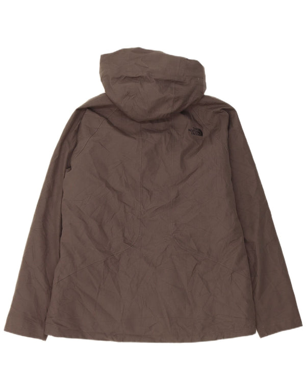 Jachetă Windbreaker pentru femei cu glugă The North Face UK 16, mare, gri, poliester