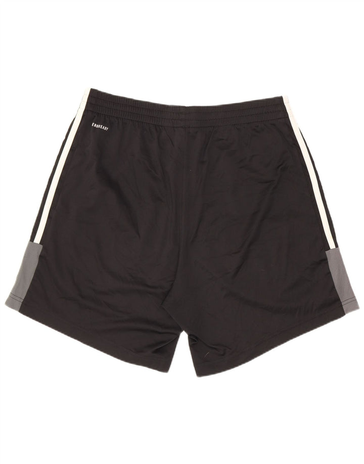 Pantaloni scurți sport pentru bărbați Adidas, medii, negru, poliester