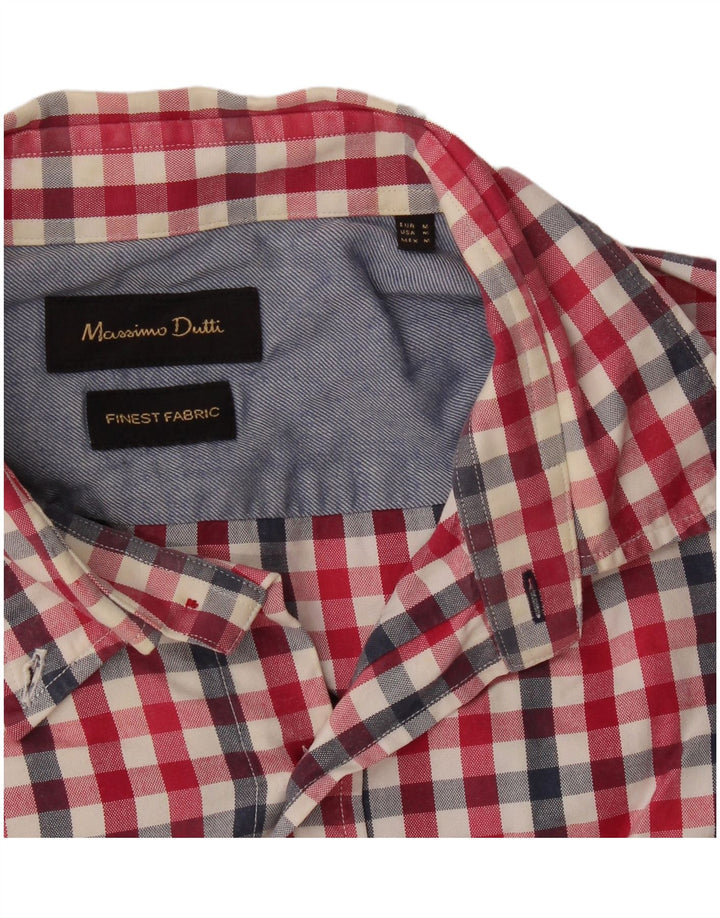 Cămașă Massimo Dutti pentru bărbați, roșu mijlociu