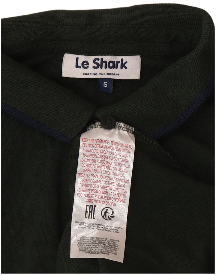 Tricou polo pentru bărbați Le Shark, bumbac verde mic