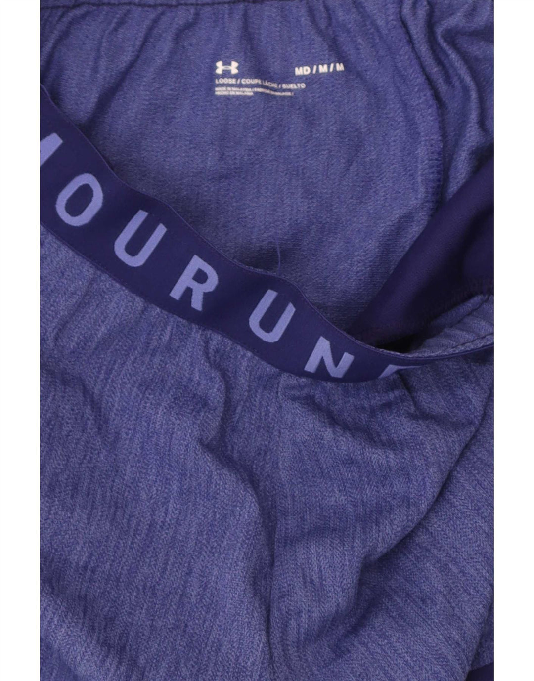 Pantaloni scurți sport grafic Under Armour pentru femei, albastru mediu, poliester color bloc