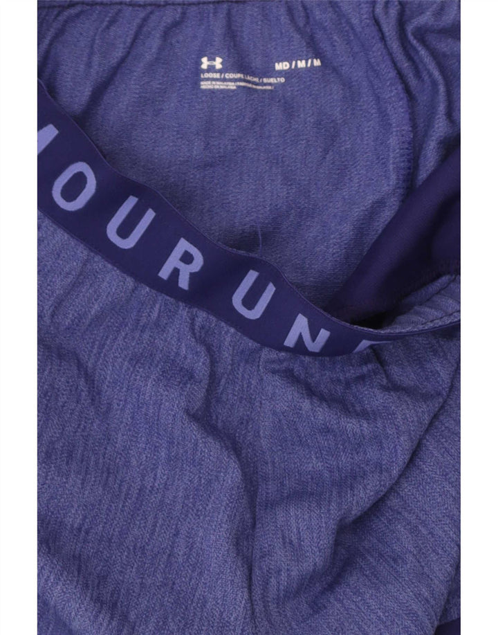 Pantaloni scurți sport grafic Under Armour pentru femei, albastru mediu, poliester color bloc