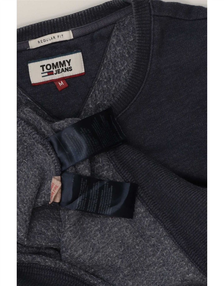 Hanorac grafic pentru bărbați Tommy Hilfiger Pulover mediu albastru bleumarin