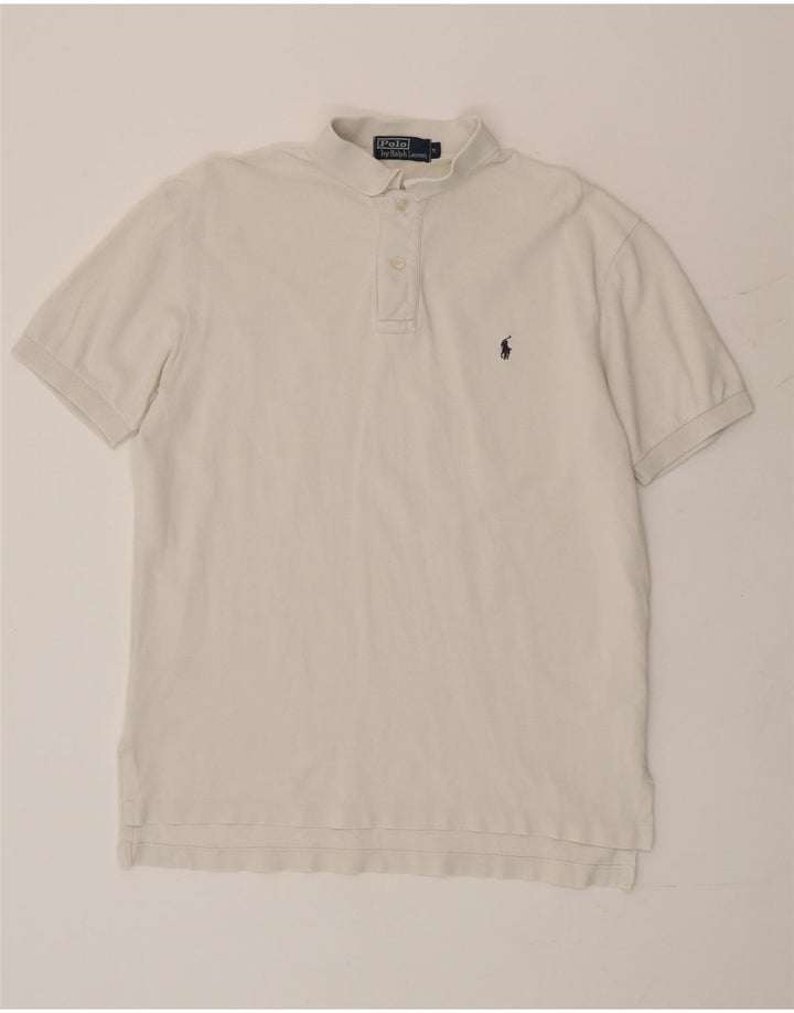 Cămașă Polo Ralph Lauren pentru bărbați, bumbac alb mediu
