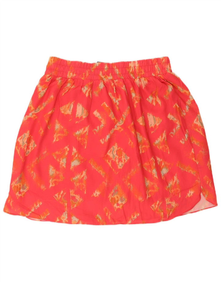 Fusta mini pentru femei MOSSIMO mare W32 poliester geometric geometric