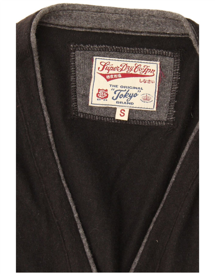 Pulover cardigan Superdry pentru femei UK 10 Small Black