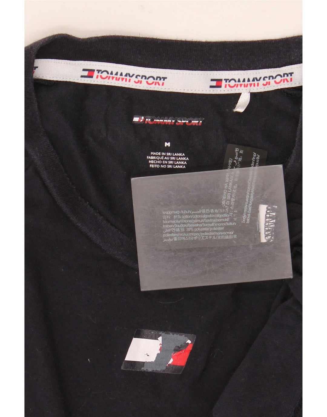 Tricou pentru bărbați Tommy Hilfiger Top mediu din bumbac bleumarin