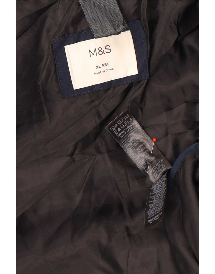 Jachetă căptușită pentru bărbați Marks & Spencer UK 42 XL bleumarin poliester