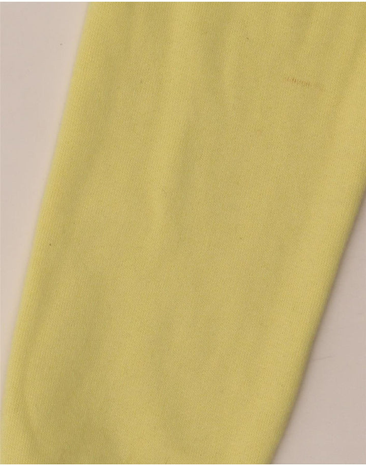 ABERCROMBIE & FITCH Pulover cu glugă cu grafic pentru fete 13-14 ani, bumbac galben