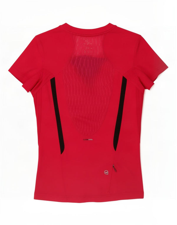 Tricou grafic Adidas cu mânecă scurtă pentru femei Top UK 10 Small Pink Sports