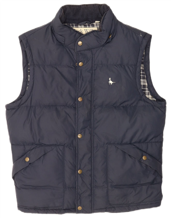 Gilet căptușit Jack Wills pentru bărbați UK 38 Medium Navy Blue Marine