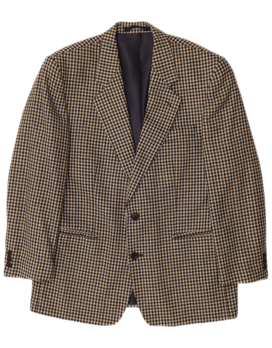 Jachetă Blazer pentru bărbați VINTAGE cu 2 nasturi UK 38 Medium Multicolor Houndstooth