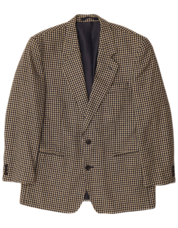 Jachetă Blazer pentru bărbați VINTAGE cu 2 nasturi UK 38 Medium Multicolor Houndstooth