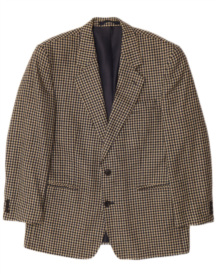 Jachetă Blazer pentru bărbați VINTAGE cu 2 nasturi UK 38 Medium Multicolor Houndstooth