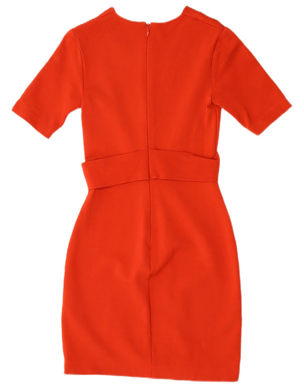 Rochie teacă pentru femei Reiss UK 8 Small Red Viscose