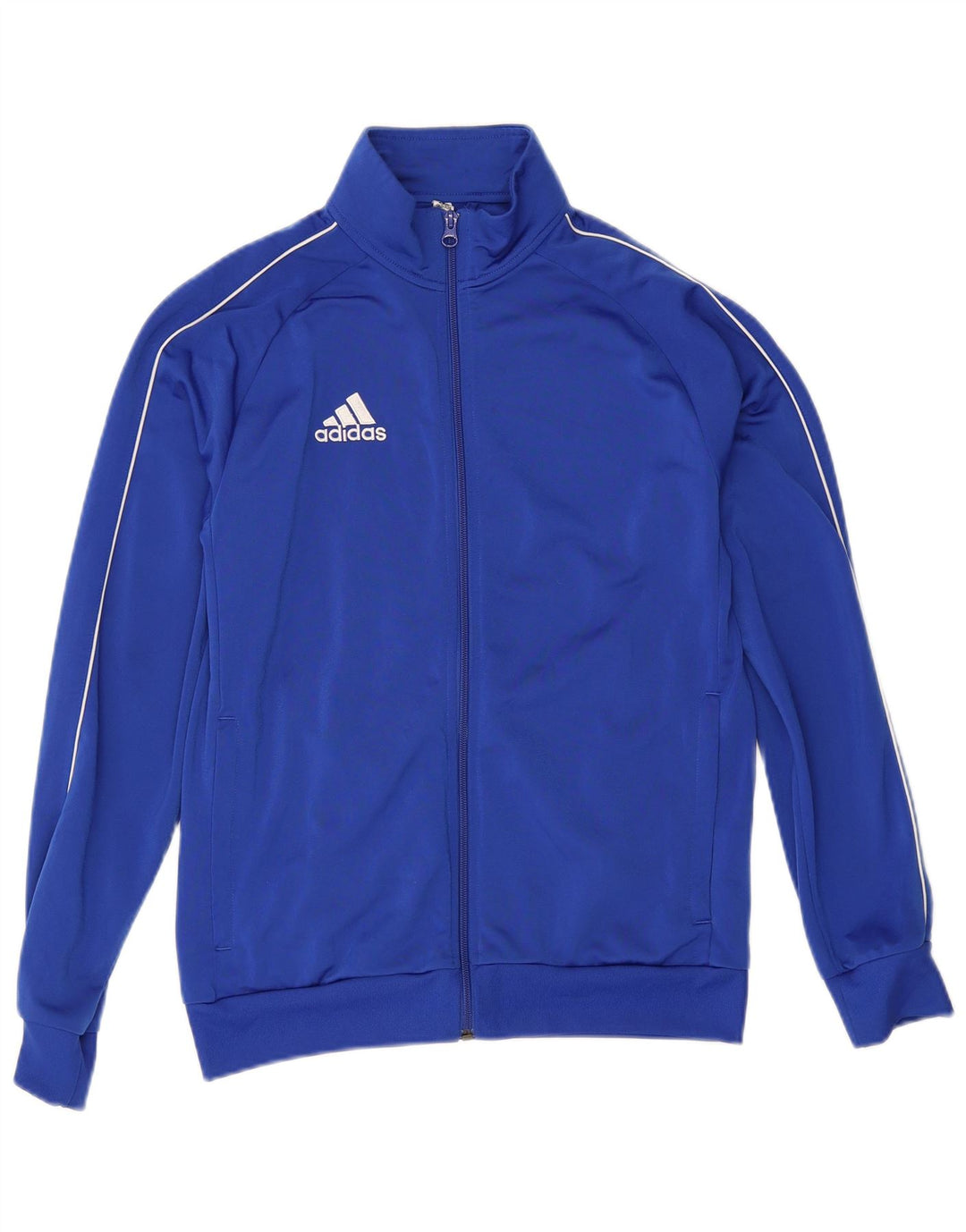Jachetă de trening pentru băieți Adidas 13-14 ani poliester albastru