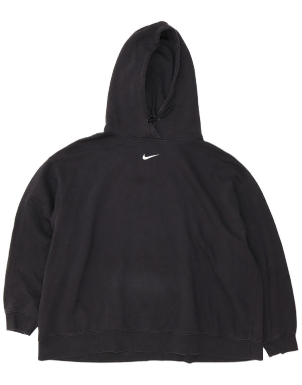 Pulover Nike pentru bărbați, cu formă lejeră, 3XL, bumbac negru