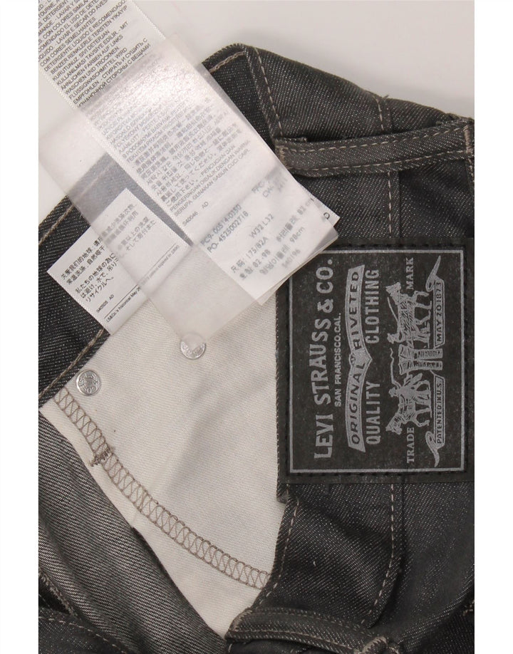 Blugi drepti pentru bărbați LEVI'S W32 L32 bumbac gri