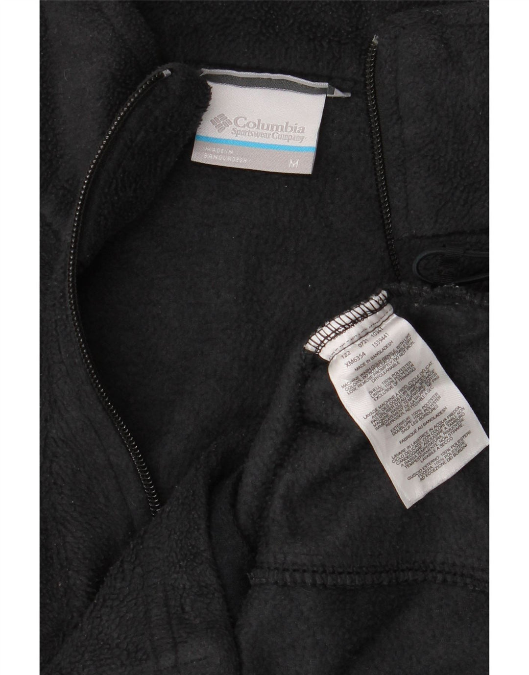 Jachetă fleece pentru bărbați Columbia UK 38 Poliester mediu negru