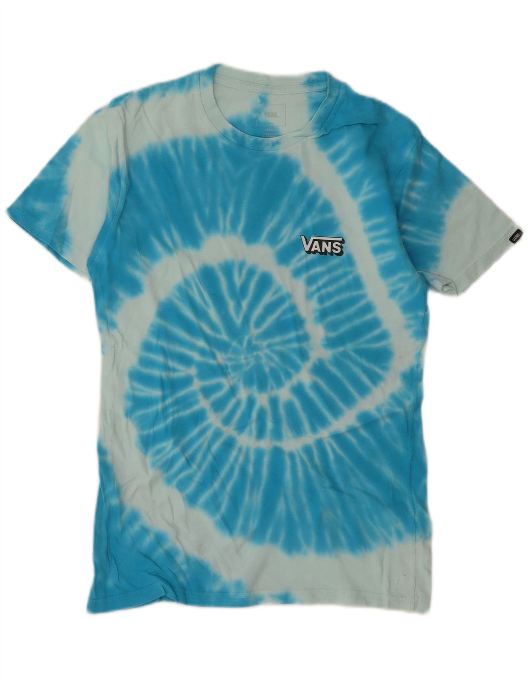 Tricou pentru bărbați Vans Top mic albastru Tie Dye Bumbac