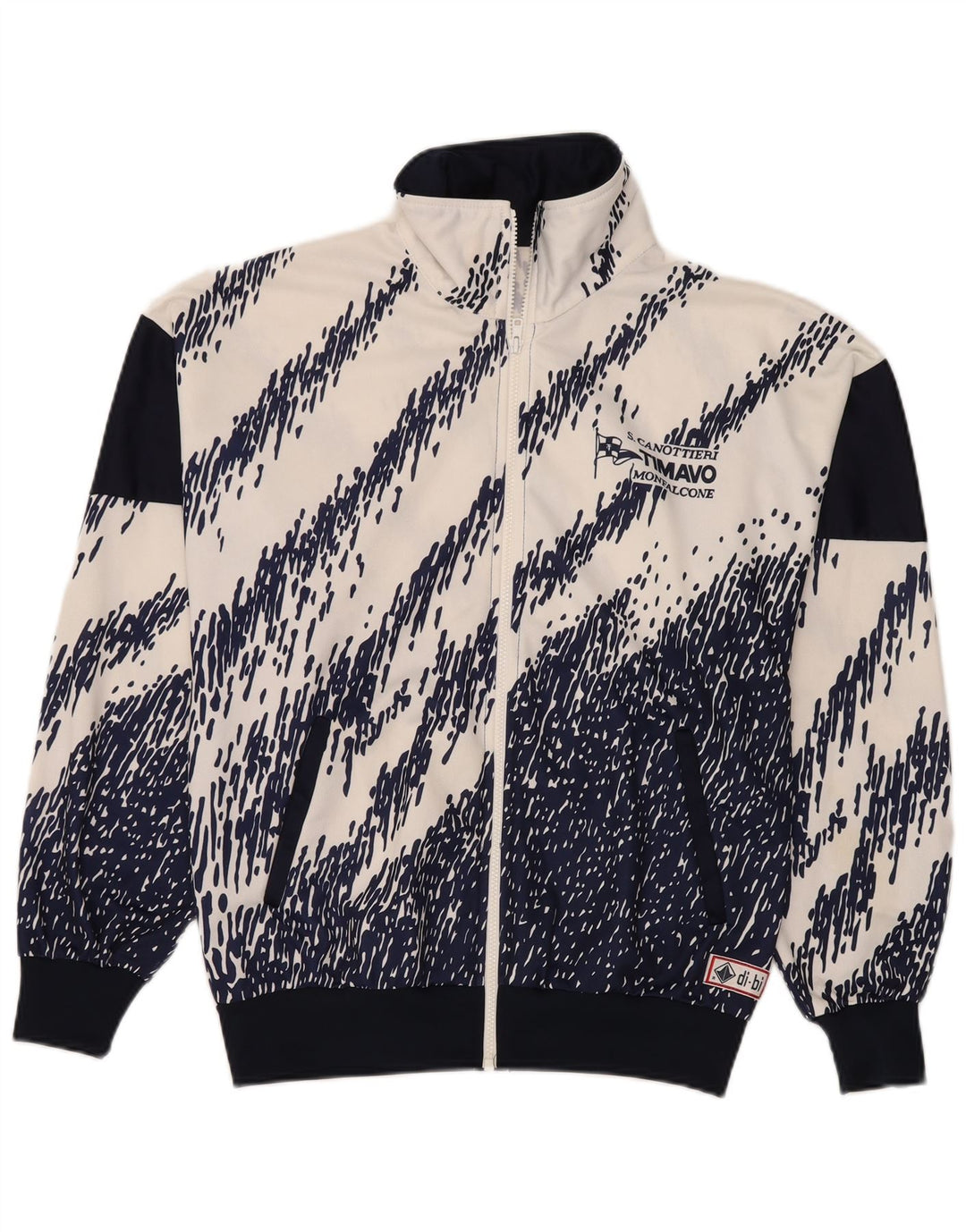 Trening pentru bărbați Vintage Top Jachetă Mediu Bleumarin Colorblock