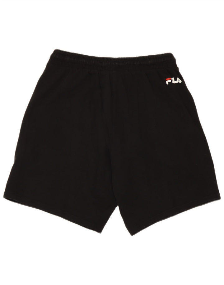 Pantaloni scurți de sport Fila pentru bărbați, mici, negru, bumbac