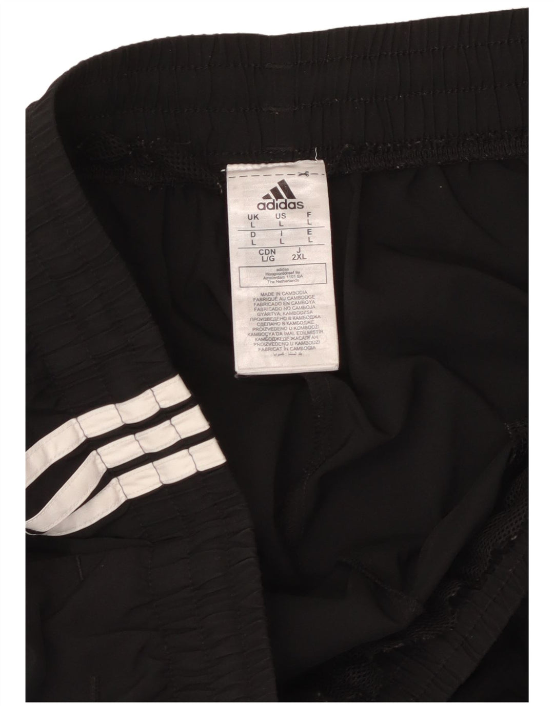 Pantaloni scurți sport pentru bărbați ADIDAS La Black Polyester