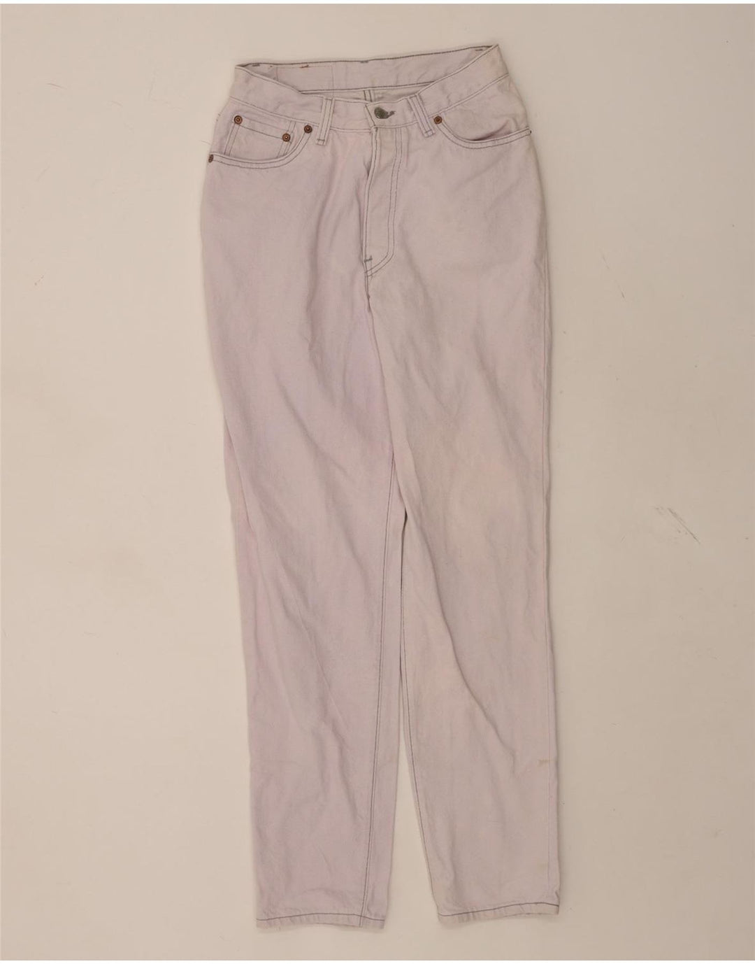 Blugi conici pentru femei Levi's W26 L30 roz