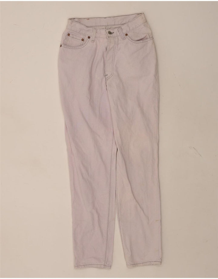 Blugi conici pentru femei Levi's W26 L30 roz