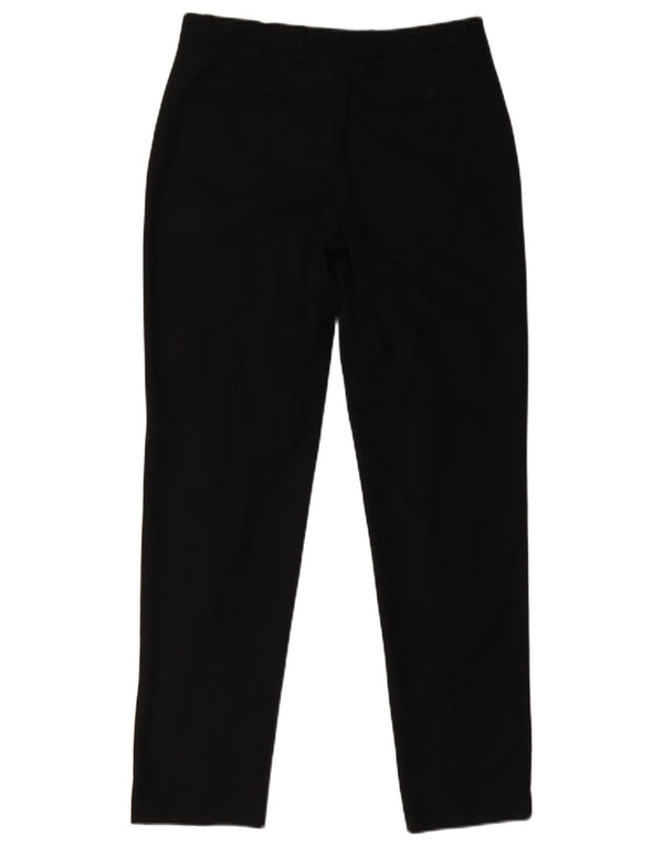 Marks & Spencer Pantaloni de costum autograf pentru femei UK 10 Small W30 L30 Black