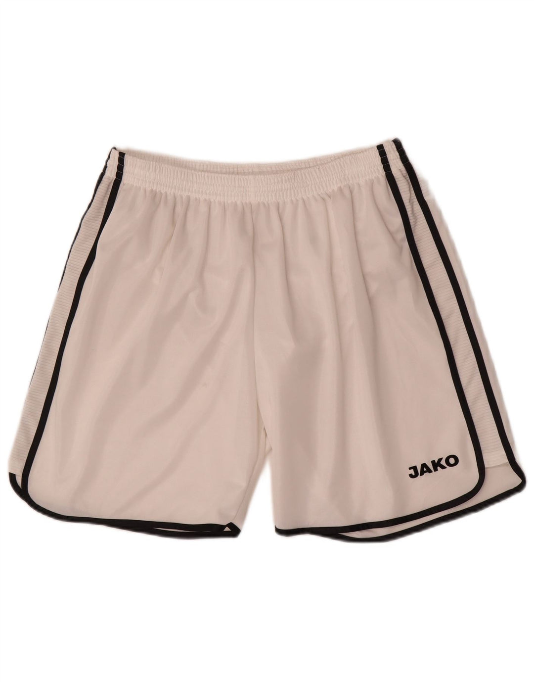 Pantaloni scurți sport Jako pentru bărbați, poliester alb mediu