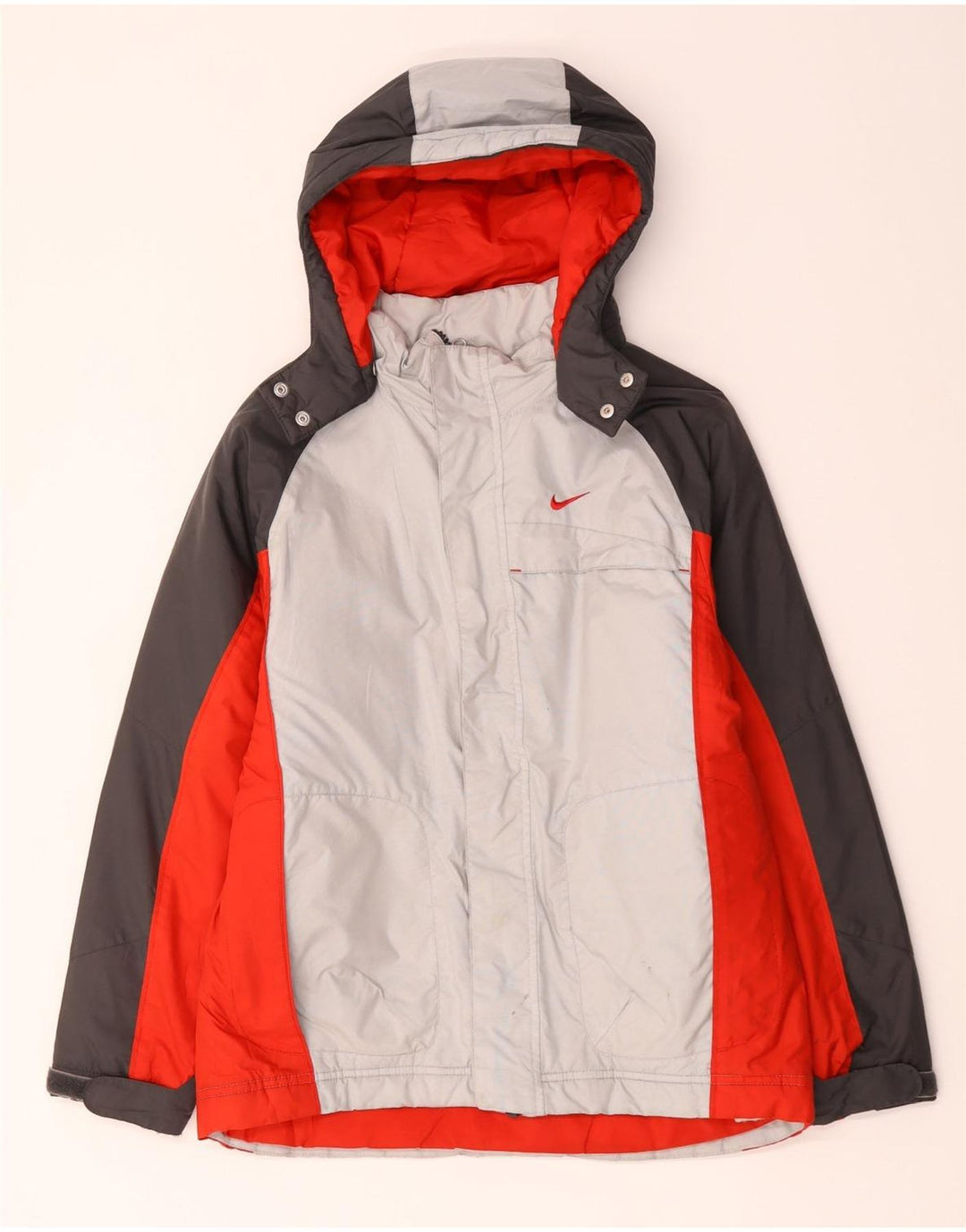 Jachetă Windbreaker cu grafică Nike pentru băieți 12-13 ani, mare, multicoloră
