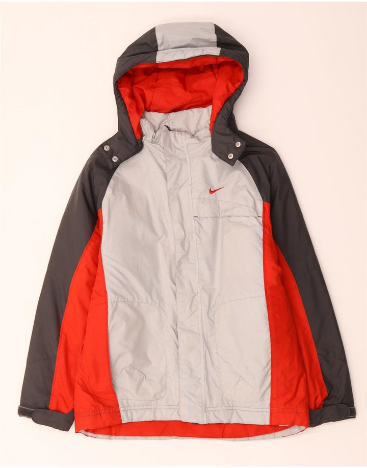 Jachetă Windbreaker cu grafică Nike pentru băieți 12-13 ani, mare, multicoloră