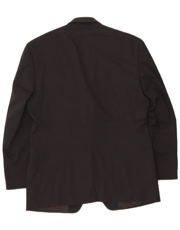 Blazer pentru bărbați Chaps, cu 2 nasturi, UK 42 XL Lână neagră