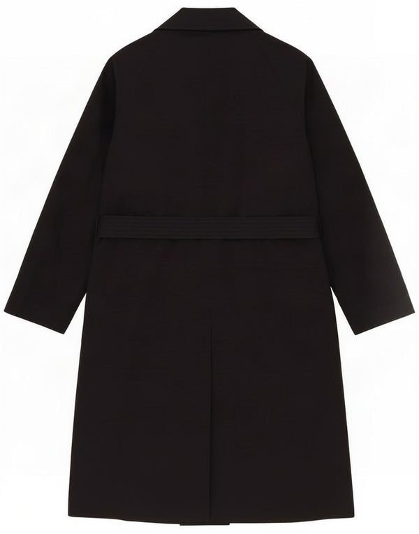 Marks & Spencer palton dublu pentru femei UK 10 mic, bleumarin, bumbac