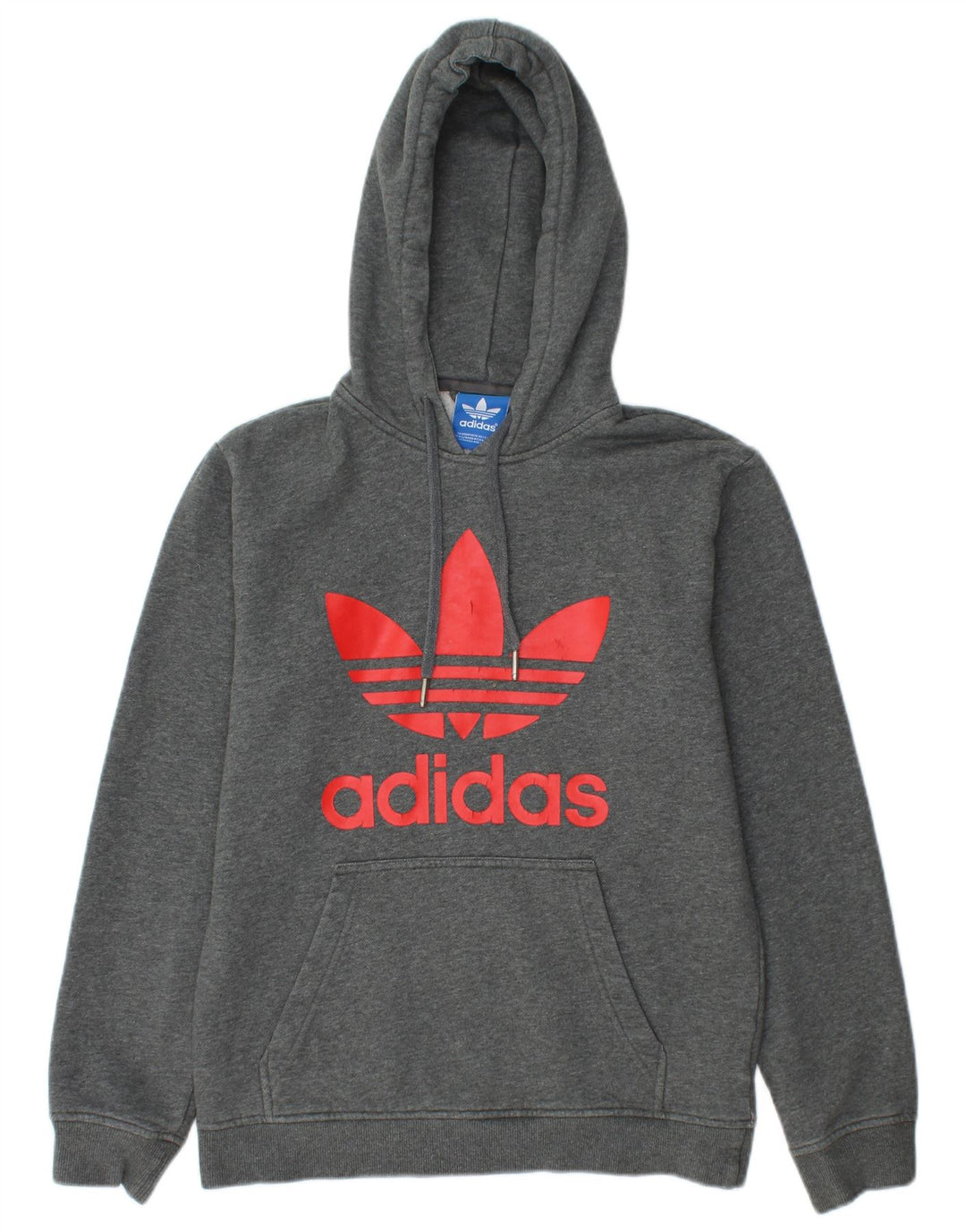 Pulover ADIDAS pentru bărbați cu glugă grafic XS bumbac gri